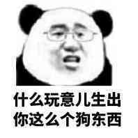 什么玩意儿生出你这么个狗东西