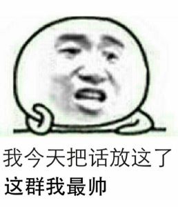 我今天把话放这了，这群我最帅