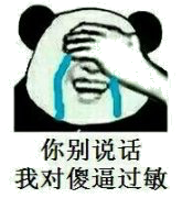 你别说话，我对傻逼过敏