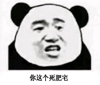 你这个死肥宅