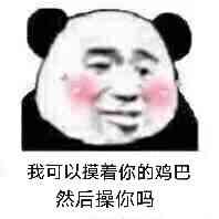 我可以摸着你的鸡巴然后操你吗