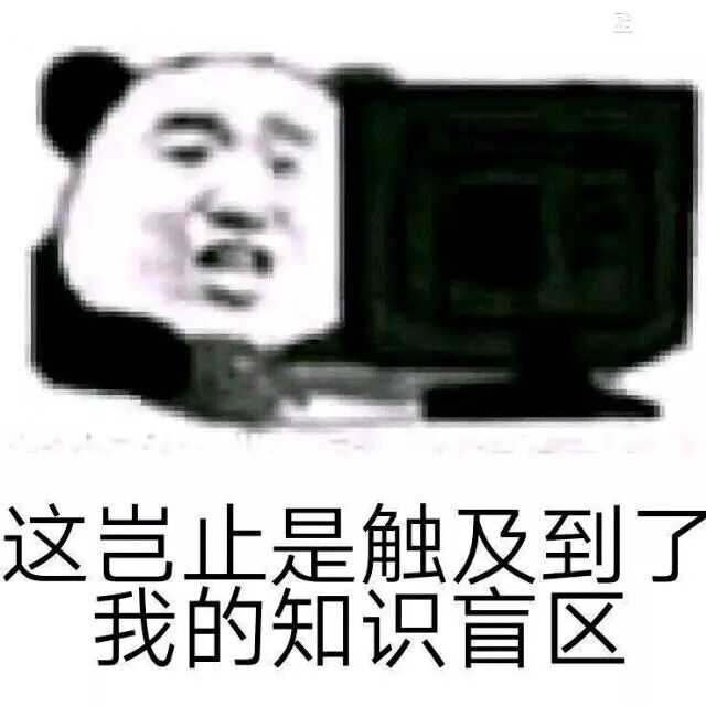 这岂止是触及到了我的知识盲区