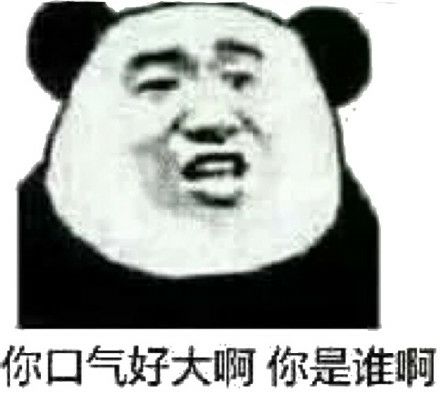 你口气好大啊，你是谁啊