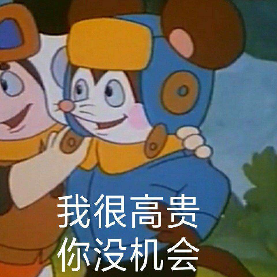 我很高贵你没机会