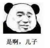 是啊，儿子