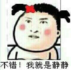 尔康妹子：不错，我就是静静