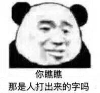 你瞧瞧那是人打出来的字吗