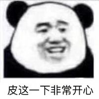 皮这一下非常开心