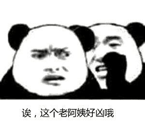 诶，这个老阿姨好凶哦