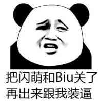 把闪萌和Biu关了，再出来跟我装逼