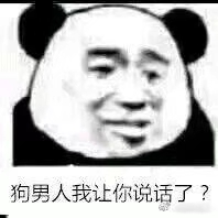 狗男人我让你说话了?