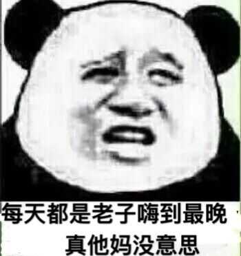 每天都是老子嗨到最晚真他妈没意思