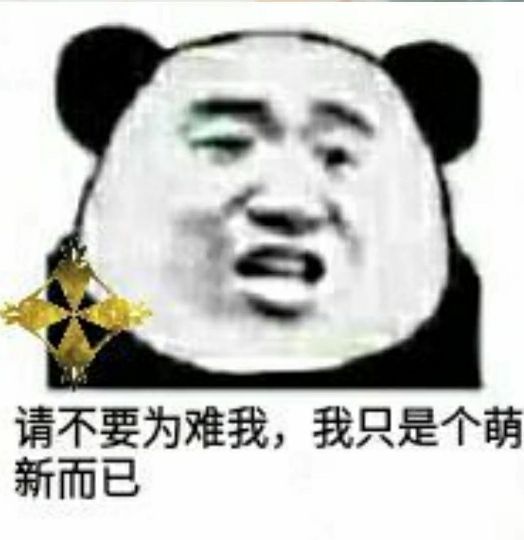 请不要为难我，我只是个萌新而已