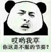 哎呦我草，你这是不服的节奏