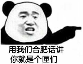 用我们合肥话讲，你就是个匣们