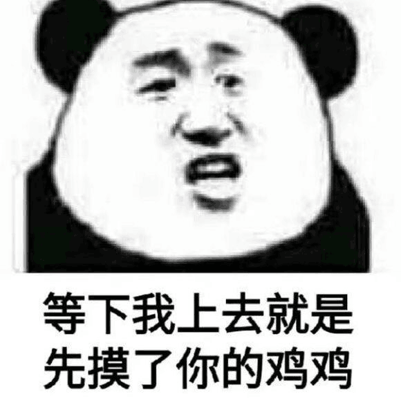 等下我上去，就是先摸了你的鸡鸡