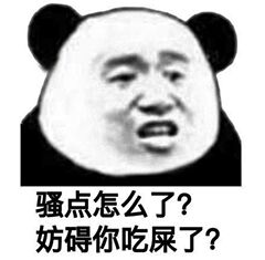 骚点怎么了？妨碍你吃屎了？