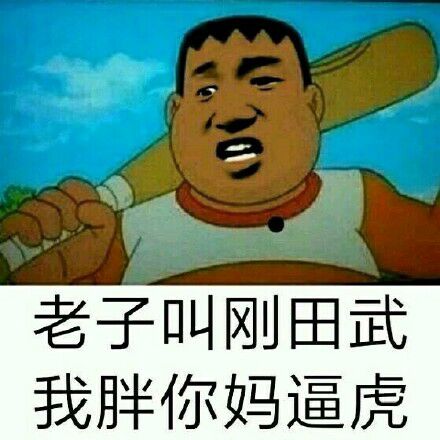 老子叫刚田武，我胖你妈逼虎