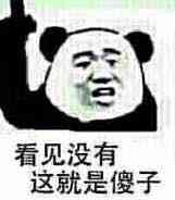 看见没有，这就是傻子