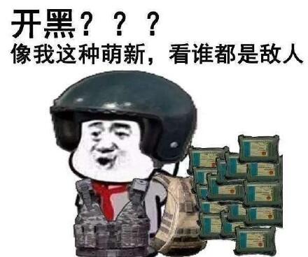 开黑???像我这种萌新,看谁都是敌人