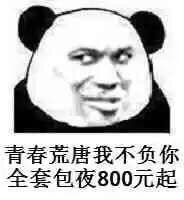 青春荒唐我不负你，全套包夜800元起