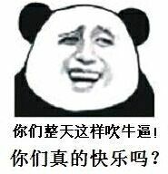 你们整天这样吹牛逼！你们真的快乐吗？