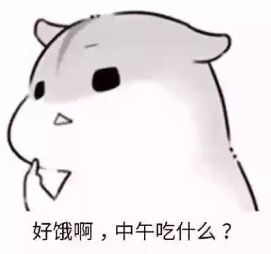 好饿啊，中午吃什么？