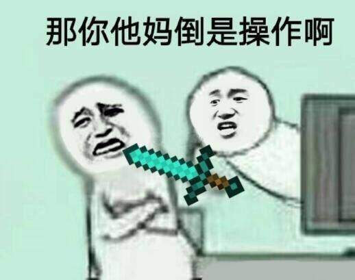 那你他妈倒是操作啊？（我的世界）