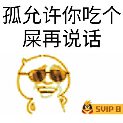 孤允许你吃个屎再说话！（SVIP8）