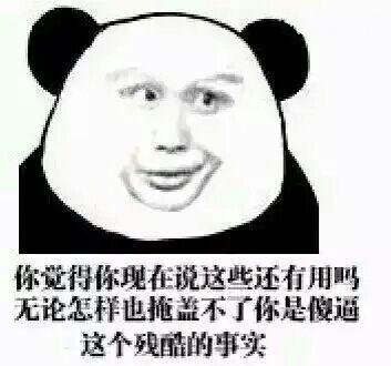 你觉得你这样说还有用吗 无论怎样也掩盖不了你是傻逼的残酷事实