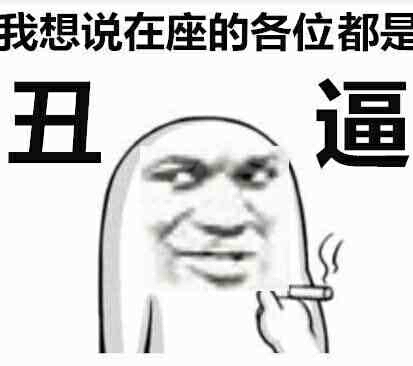 我想说在座的各位都是丑逼