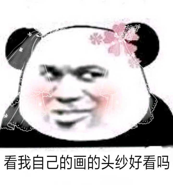 看我自己的画的头纱好看吗