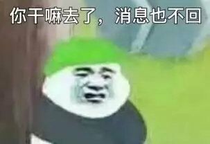 你干嘛去了，消息也不回