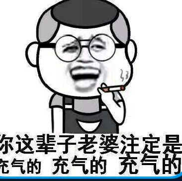 你这辈子老子注定是充气的充气的充气的