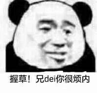 握草！兄dei你很烦内