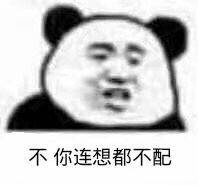 不你连想都不配