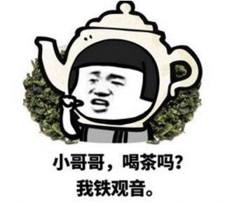 小哥哥，喝茶吗？我铁观音。