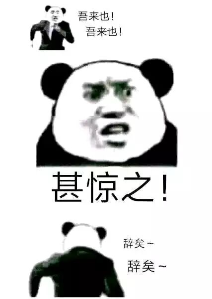 吾来也！甚惊之！辞矣！