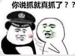 你说抓就真抓了？