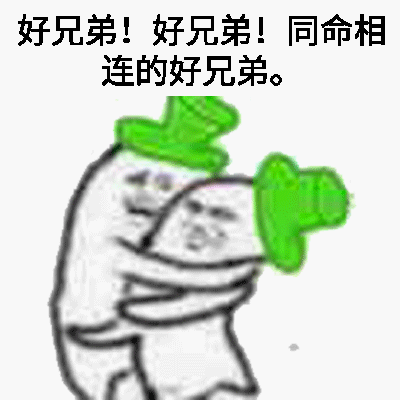 好兄弟！好兄弟！同命相连的好兄弟。