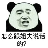 怎么跟姐夫说话的？