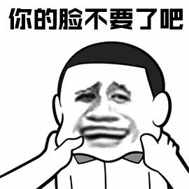 你的脸不要了吧