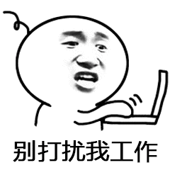 别打扰我工作