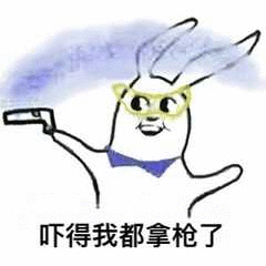 吓得我都拿枪了