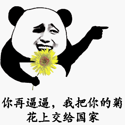 你再逼逼，我把你的菊花上交给国家