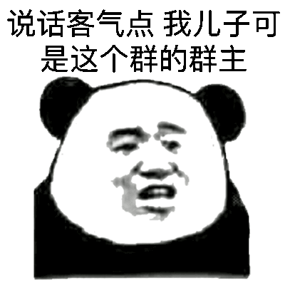 说话客气点我儿子可是这个群的群主