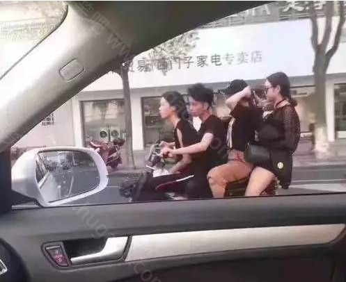 一男载四女，小子艳福不浅啊