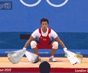 恶搞举重运动员