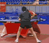 乒乓球比赛现场