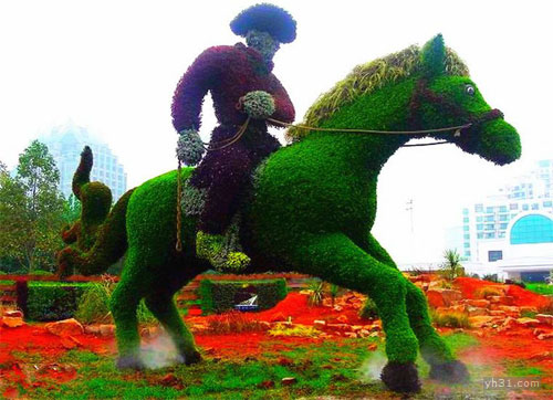 骑马的“武士”